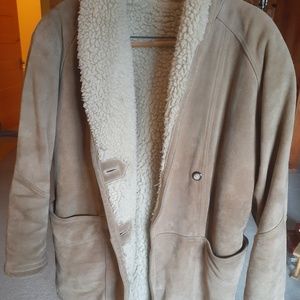 Genuine C X A thick leather Cowhide winter jacket. Size: Small to medium size.